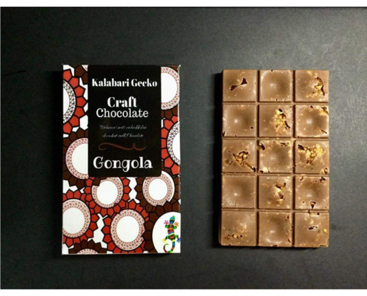 Barra de praliné de chocolate ao leite